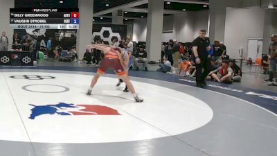 74 kg Cons. Rd Of 32 - Billy Greenwood, Arkansas Regional Training Center vs Vaughn Strobel, Bears RTC