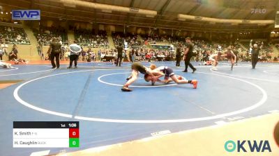 100 lbs Quarterfinal - Kamdyn Smith, F-5 Grappling vs Hunter Caughlin, Buck Pride Wrestling