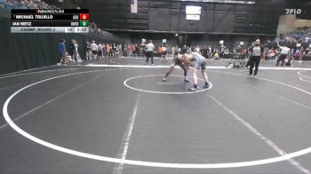 141 lbs Champ. Round 3 - Michael Trujillo, Arizona Christian University vs Ian Metz, Dakota Wesleyan (S.D.)
