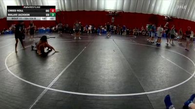 154-154 B Round 1 - Malaki Jackson, Geneseo vs Creed Koll, United North Central