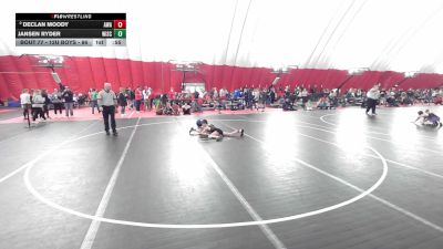 12U Boys - 86 lbs Champ. Round 2 - Jansen Ryder, Wisconsin vs Declan Moody, Askren Wrestling Academy