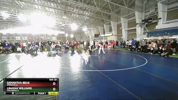 140 lbs Cons. Round 3 - Samantha Beus, Springville vs Linayah Williams, Taylorsville