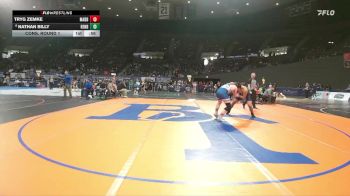 4A Boys 190 lbs Cons. Round 1 - Tryg Zemke, Madras Boys vs Nathan Billy, Henley Boys