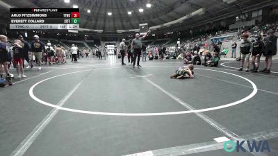 43 lbs Rr Rnd 3 - Arlo Fitzsimmons, TTWC Red vs Everett Collard, Standfast