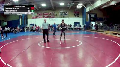 215 lbs Cons. Semi - Nathan Hutton, West Valley vs Noe Santana, Centennial (Corona)