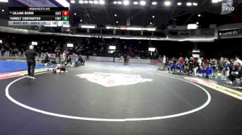 Girls 110 lbs Cons. Round 5 - Lillian Born, Curtis (Girls) vs Yarely Cervantes, Federal Way (Girls)