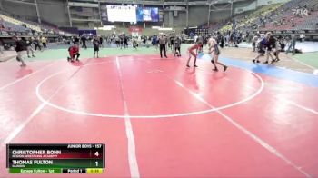 157 lbs Cons. Round 2 - Thomas Fulton, Illinois vs Christopher Bohn, Region Wrestling Academy