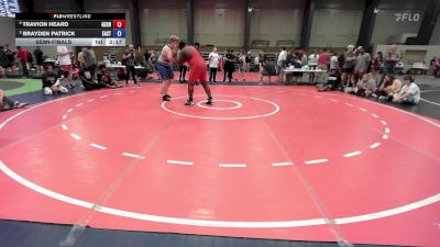 285 lbs Semifinal - Travion Heard, Georgia vs Brayden Patrick, East Jackson Takedown Club