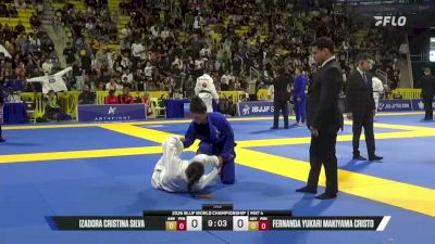 Fernanda Yukari Makiyama Cristo vs Izadora Cristina Silva 2026 World Jiu-Jitsu IBJJF Championship