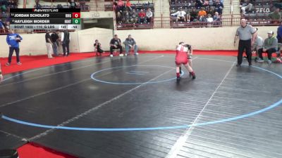 110_G lbs Round Of 16 - Jordan Scholato, Ringgold vs Hayleigh Morder, Huntingdon