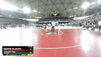 4A 106 lbs Champ. Round 1 - Desmond Villanueva, Union vs Anthony Pina, Chiawana