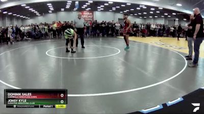 108 lbs Quarterfinal - Johsy Kyle, Gunston Wrestling Club vs Dominik Sales, Guerrilla Wrestling (GWA)