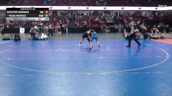 115 lbs Champ. Round 2 - Talea Nichols, Rocky Mountain vs Kaitlynn Weisman, Timberline
