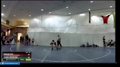 50 lbs Round 2 - Keagan Moe, Contenders Wrestling Academy vs Iyanna Gradeless, Mishawaka Wrestling Club