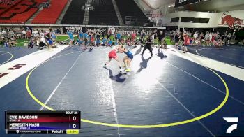 130 lbs Placement (16 Team) - Evie Davidson, Utah vs MEREDITH NASH, Nevada GOLD