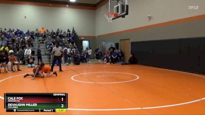 97 lbs Semifinal - Cale Fox, Grissom Hs vs Devaughn Miller, Columbia