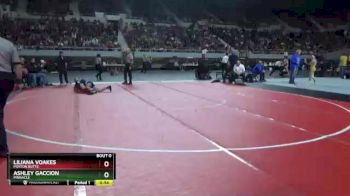 114 lbs Cons. Round 3 - Liliana Voakes, Poston Butte vs Ashley Gaccion, Pinnacle