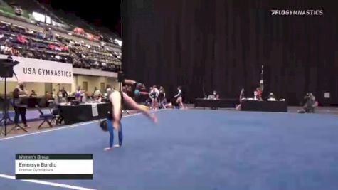 Emersyn Burdic - Women's Group, Premier Gymnastics - 2021 Women's Xcel Region 4 Championships