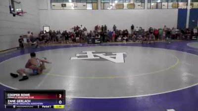 68 lbs Round 1 - Cooper Rowe, Pinnacle Wrestling Club vs Zane Gerlach, Avalanche Wrestling Association