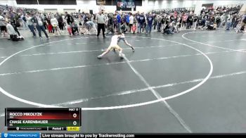 77 lbs Champ. Round 2 - Chase Karenbauer, PA vs Rocco Mikolyzk, MN