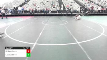 140-H lbs Quarterfinal - Gavin Haegele, Seagull Wrestling Club vs Logan Acevedo, Raritan