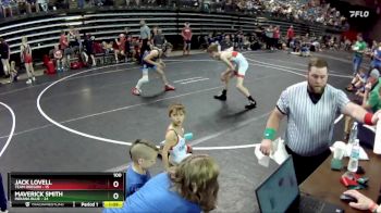 100 lbs Round 3 (6 Team) - Maverick Smith, Indiana Blue vs Jack Lovell, Team Oregon