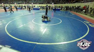 61 lbs Consi Of 16 #2 - Beckett Boyd, Oklahoma Wrestling Academy vs Mackenzie McLeod, Bison Takedown Club