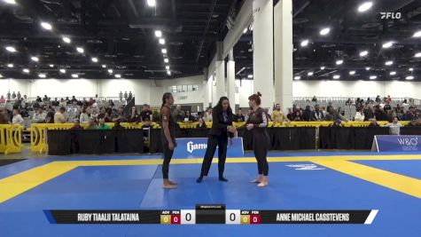 Anne Michael Casstevens vs Ruby Tiaalii Talataina 2025 World IBJJF Jiu-Jitsu No-Gi Championship