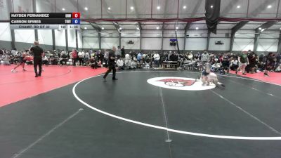 106 lbs Champ. Rd Of 32 - Hayden Fernandez, UP OUTLAW WC vs Carson Spires, Team Utah