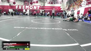 144 lbs Semifinal - Samuel Goodwin, Angelo Rodriguez vs James Otuhiva, Palo Alto Hs