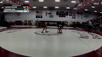 174 lbs Champ. Round 1 - Emanuel Diaz, Aurora Universtiy vs Carson Trotzer, Wisconsin-Stevens Point