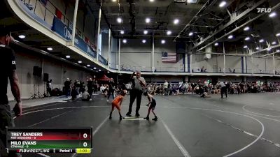 40 lbs Round 6 (10 Team) - Trey Sanders, Mat Assassins vs Milo Evans, CTWHALE