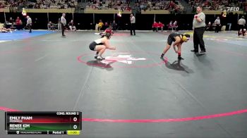 130 lbs Cons. Round 2 - Renee Kim, Poolesville vs Emily Pham, Frederick