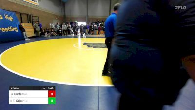 288 lbs Round Of 32 - Beachem Bosh, Grand County (UT) vs Troy Ceja, Pitman