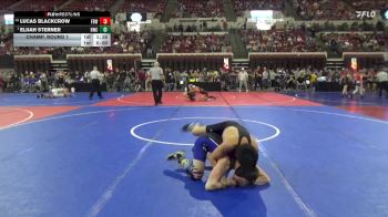 137 lbs Champ. Round 1 - Elijah Sterner, Havre Wrestling Club vs Lucas Blackcrow, Ft. Belknap Warriors