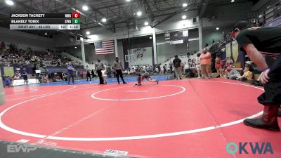 46 lbs Rr Rnd 1 - Jackson Tackett, Morris Wrestling Association vs Blakely Torix, Sperry Wrestling Club