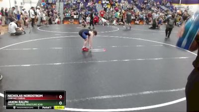 82 lbs Semifinal - Jaxon Ralph, Mighty Warriors Wrestling Acad vs Nicholas Nordstrom, Cane Bay Cobras