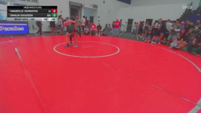 120 lbs 3rd Place Match - Dhalia Esqueda, Arete Wrestling Academy vs Anabelle Serratos, Santa Ana