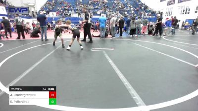 70-73 lbs Consi Of 4 - Judah Pendergraft, Blaine County Grapplers vs Easton Pollard, Piedmont