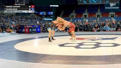 132 lbs Quarters - Manuel Saldate, NV vs Slater Hicks, CA