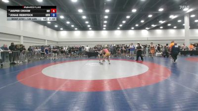 138 lbs 3rd Place Match - Jasper Croom, Sons Of Thunder vs Jonas Rebstock, LRTC