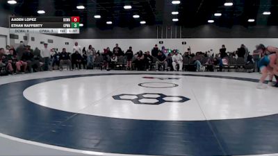 95 lbs Quarterfinals (8 Team) - Aaden Lopez, DC Wrestling Academy vs Ethan Rafferty, CP Wrestling Academy