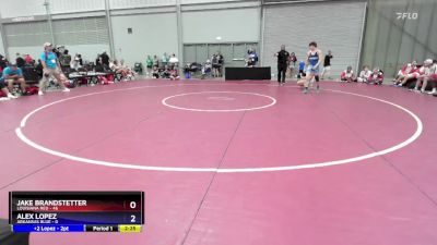 150 lbs Round 2 (8 Team) - Jake Brandstetter, Louisiana Red vs Alex Lopez, Arkansas Blue