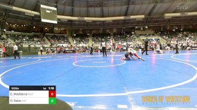 100 lbs Round Of 32 - Cameron Madderra, Nixa Youth Wrestling vs Dylan Saba, Pikes Peak Warriors