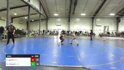 90 lbs Rr Rnd 2 - Easton Quinn, Dendy Trained Wrestling vs Amir Hossain, Level Up Wrestling Center - (B)