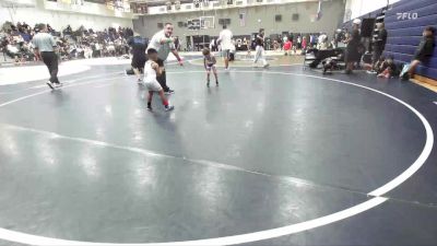 53-56 lbs Round 1 - Eros Duarte, Socal Hammers Wrestling Club vs Ezekiel Lomeli, Threshold Wrestling Club