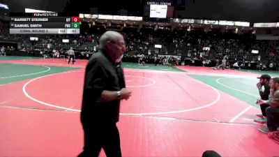 85 lbs Cons. Round 2 - Barrett Sterner, GFF3 vs Samuel Smith, PWCA