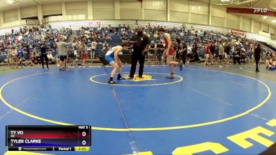 120 lbs Cons. Round 3 - Ty Vo, OH vs Tyler Clarke, IL
