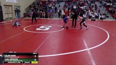 71 lbs Quarterfinal - Cash Serrano, Lake Stevens Wrestling Club vs Caleb Marr, Piranha Wrestling Club