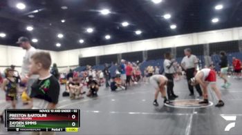 92 lbs Round 2 - Zayden Simms, Ohio Heroes vs Preston Bartolini, Carolina Reapers